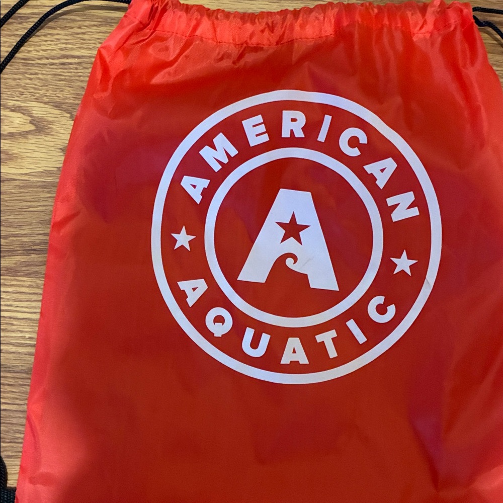 Red Drawstring Bag - Picture 2 of 5